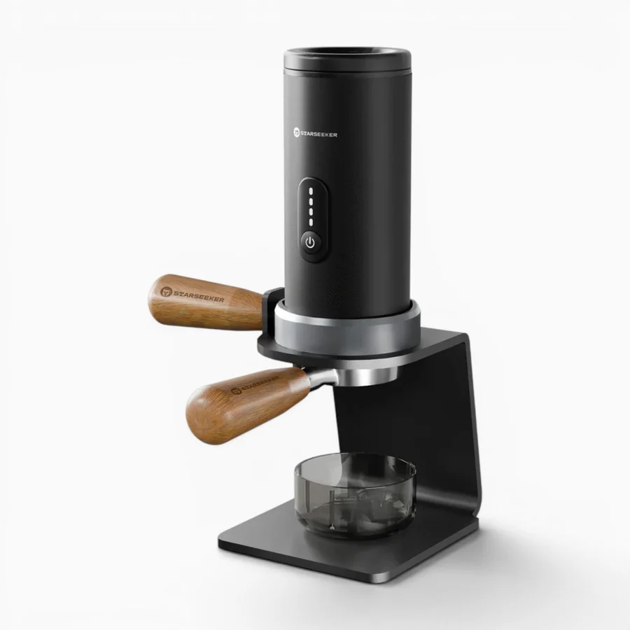 Espresso tamping station and barista tools